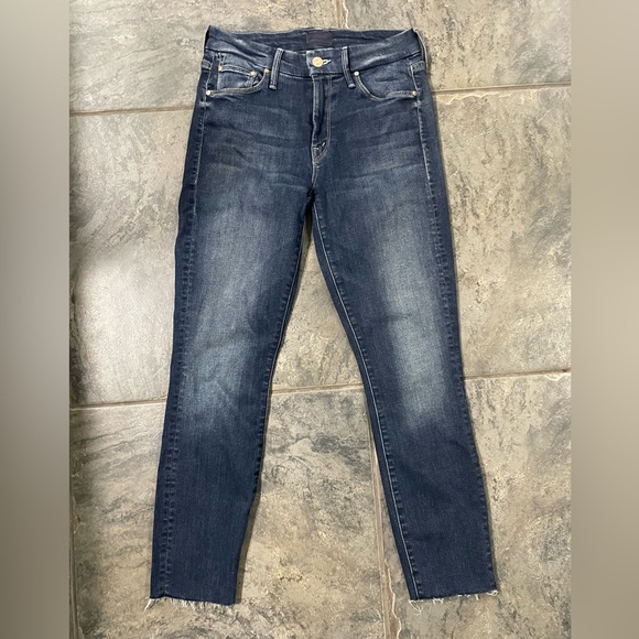 MOTHER The Looker Crop On‎ the Edge Jeans Sz 25 - Picture 1 of 4